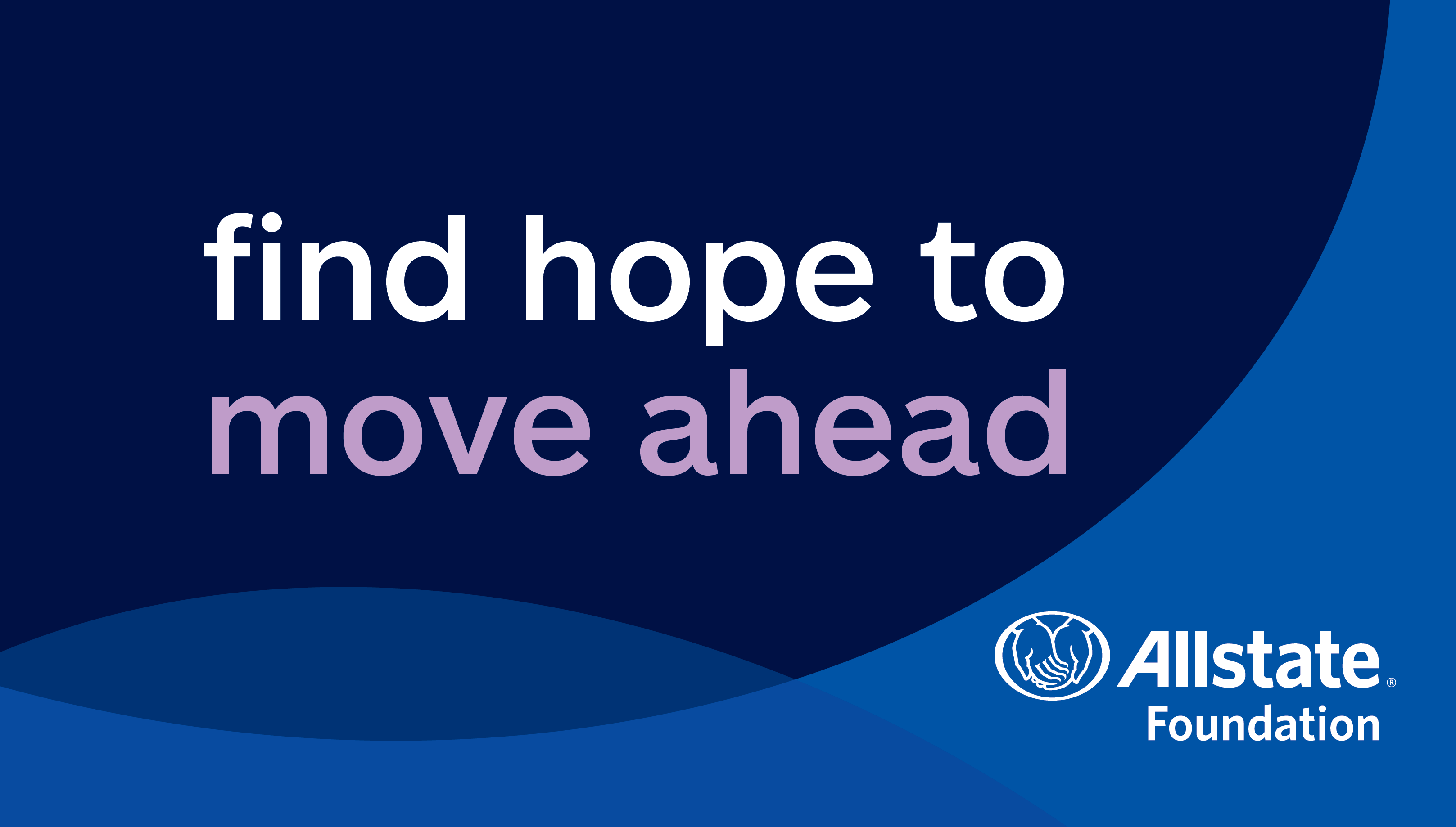 find hope to move ahead, Allstate Foundation