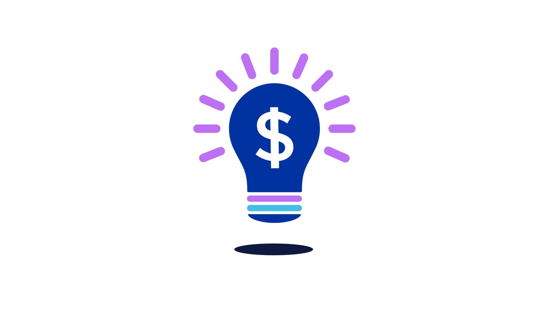 Lightbulb with a $ symbol